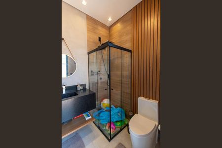 Casa de condomínio à venda com 214m², 3 quartos e 4 vagas Casa de condomínio à venda com 214m², 3 quartos e 4 vagasBANHEIRO ÁREA EXTERNA