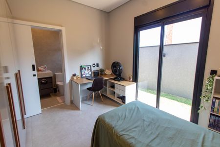 SUITE 1 de casa de condomínio à venda com 3 quartos, 214m² em Fazenda Santa Cândida, Campinas