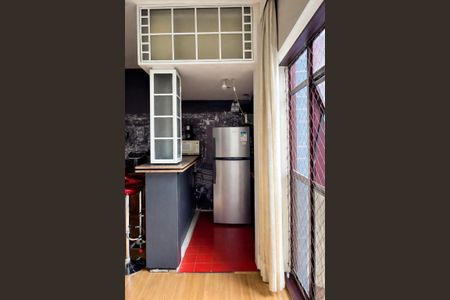 Cozinha de kitnet/studio para alugar com 1 quarto, 40m² em Funcionários, Belo Horizonte