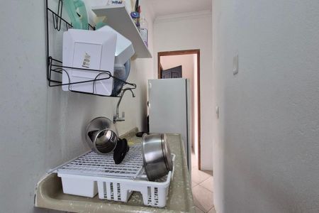 Cozinha de kitnet/studio para alugar com 1 quarto, 30m² em Vila Progresso, Campinas