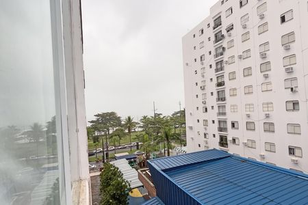 Vista da Sala de apartamento para alugar com 1 quarto, 45m² em Boqueirão, Santos