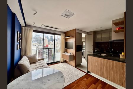 Sala  de apartamento para alugar com 2 quartos, 62m² em Jardim Paulista, São Paulo