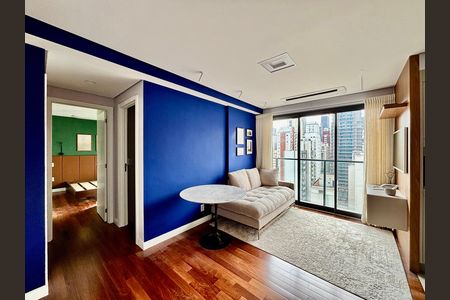 Sala  de apartamento para alugar com 2 quartos, 62m² em Jardim Paulista, São Paulo