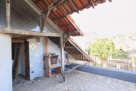 Varanda da Sala de casa para alugar com 2 quartos, 45m² em Boa Vista, Belo Horizonte