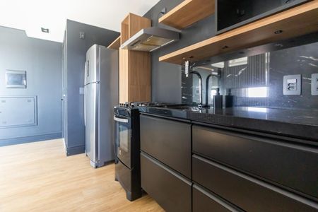 Cozinha de apartamento para alugar com 1 quarto, 55m² em Jardim Europa, Porto Alegre