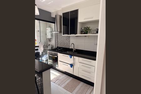 Cozinha de apartamento à venda com 2 quartos, 64m² em Jardim, Santo André