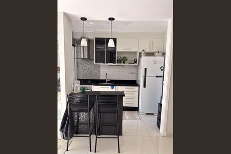 Cozinha de apartamento à venda com 2 quartos, 64m² em Jardim, Santo André