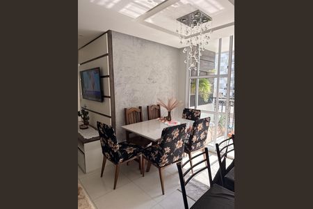 Sala de Jantar de apartamento à venda com 2 quartos, 64m² em Jardim, Santo André