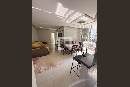 Sala de apartamento à venda com 2 quartos, 64m² em Jardim, Santo André