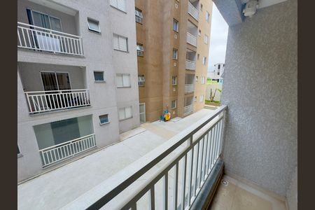 Varanda da Sala de apartamento para alugar com 1 quarto, 34m² em Jardim do Triunfo, Guarulhos