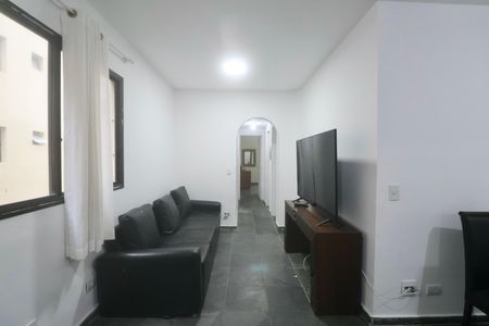 Sala de apartamento para alugar com 3 quartos, 138m² em Tortuga, Guarujá