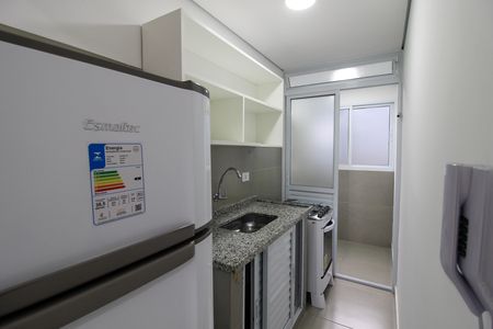 Cozinha de kitnet/studio para alugar com 1 quarto, 30m² em Jardim Bonfiglioli, São Paulo