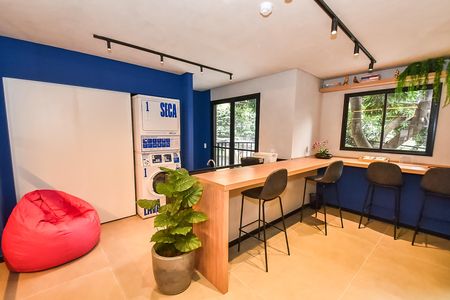 Studio à venda com 19m², 1 quarto e sem vagaLavanderia