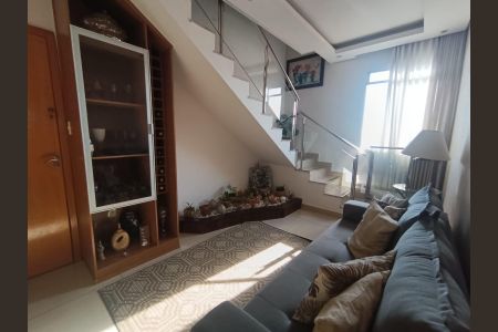 sala de apartamento à venda com 3 quartos, 130m² em Europa, Contagem