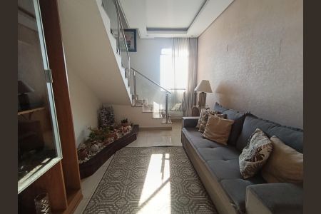 sala de apartamento à venda com 3 quartos, 130m² em Europa, Contagem