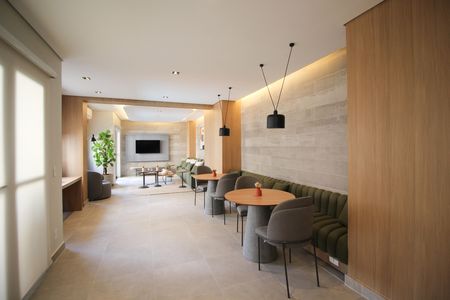 Apartamento à venda com 30m², 1 quarto e sem vaga Apartamento à venda com 30m², 1 quarto e sem vagaÁrea comum - Salão de festas