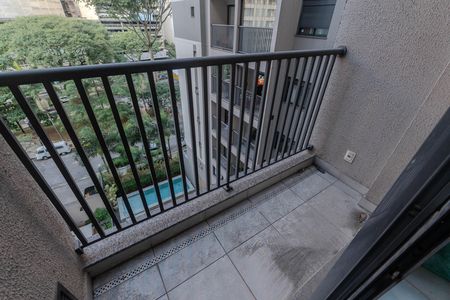 Sacada de apartamento à venda com 1 quarto, 28m² em Bela Vista, São Paulo