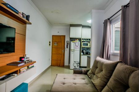 Sala de apartamento à venda com 2 quartos, 45m² em Vila Guaraciaba, Santo André