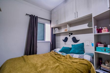 Quarto 2 de apartamento à venda com 2 quartos, 45m² em Vila Guaraciaba, Santo André