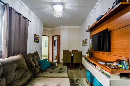 Sala de apartamento à venda com 2 quartos, 45m² em Vila Guaraciaba, Santo André