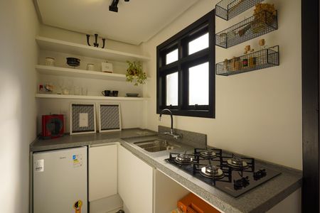 Cozinha de apartamento para alugar com 1 quarto, 50m² em Petrópolis, Porto Alegre