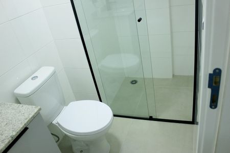 Banheiro de kitnet/studio para alugar com 1 quarto, 32m² em Picanço, Guarulhos