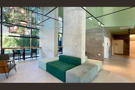 Studio para alugar com 25m², 1 quarto e sem vaga Studio para alugar com 25m², 1 quarto e sem vagaHall de entrada