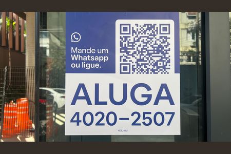 Studio para alugar com 25m², 1 quarto e sem vaga Studio para alugar com 25m², 1 quarto e sem vagaPlaca
