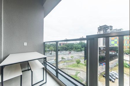 Studio à venda com 36m², 1 quarto e sem vagaVaranda