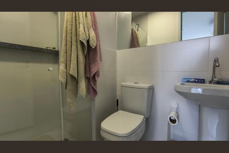Apartamento para alugar com 55m², 2 quartos e 1 vagaBanheiro da Suíte 