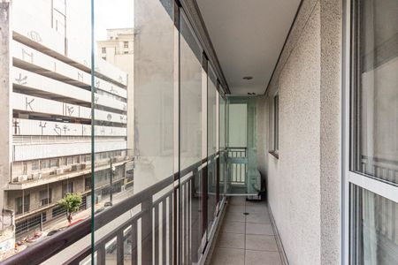 Varanda do Studio de kitnet/studio à venda com 1 quarto, 30m² em Centro Histórico de São Paulo, São Paulo