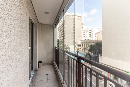 Varanda do Studio de kitnet/studio à venda com 1 quarto, 30m² em Centro Histórico de São Paulo, São Paulo