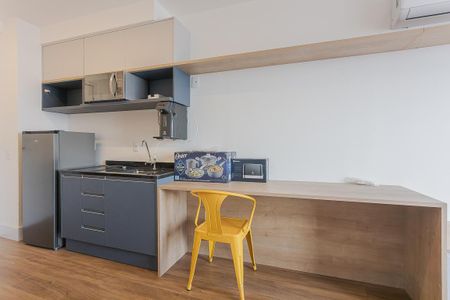 Studio para alugar com 25m², 1 quarto e sem vaga Studio para alugar com 25m², 1 quarto e sem vagaCozinha