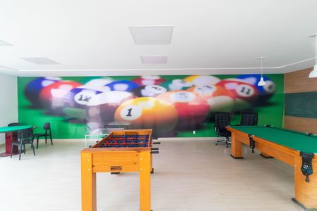 Apartamento para alugar com 43m², 2 quartos e 1 vaga Apartamento para alugar com 43m², 2 quartos e 1 vagaÁrea comum - Salão de jogos