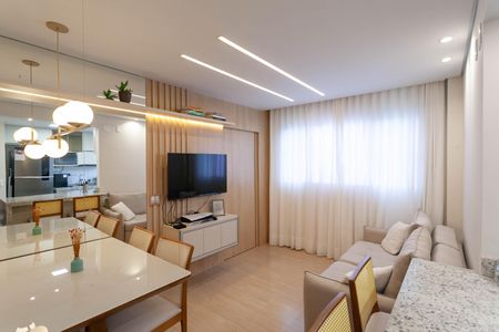 Sala de apartamento para alugar com 2 quartos, 47m² em Indaiá, Belo Horizonte