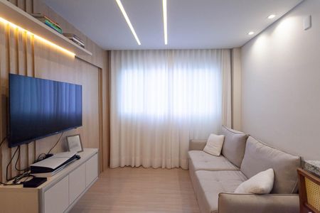 Sala de apartamento para alugar com 2 quartos, 47m² em Indaiá, Belo Horizonte