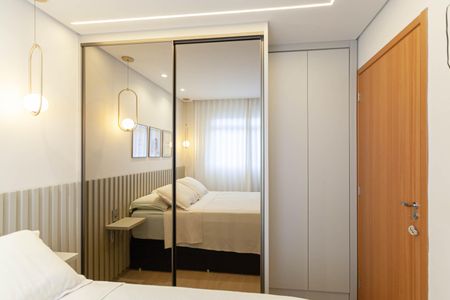 Quarto 1 de apartamento para alugar com 2 quartos, 47m² em Indaiá, Belo Horizonte