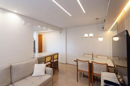 Sala de apartamento para alugar com 2 quartos, 47m² em Indaiá, Belo Horizonte