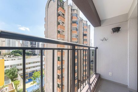 Varanda de kitnet/studio à venda com 1 quarto, 25m² em Campo Belo, São Paulo