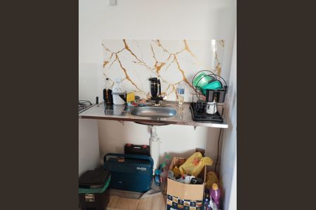 Cozinha de apartamento à venda com 2 quartos, 37m² em Parque das Nações, Santo André