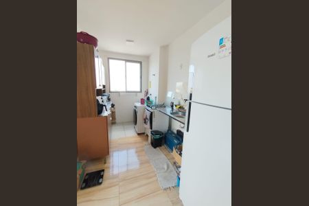 Cozinha de apartamento à venda com 2 quartos, 37m² em Parque das Nações, Santo André