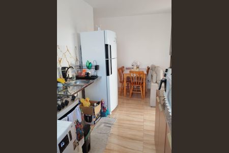 Cozinha de apartamento à venda com 2 quartos, 37m² em Parque das Nações, Santo André