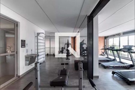 Área comum - Academia de kitnet/studio para alugar com 1 quarto, 30m² em Vila Guarani (zona Sul), São Paulo