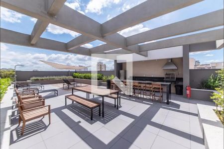Área comum - Churrasqueira de kitnet/studio para alugar com 1 quarto, 30m² em Vila Guarani (zona Sul), São Paulo