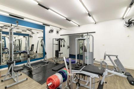 Apartamento para alugar com 33m², 1 quarto e 1 vaga Apartamento para alugar com 33m², 1 quarto e 1 vagaÁrea comum - Academia