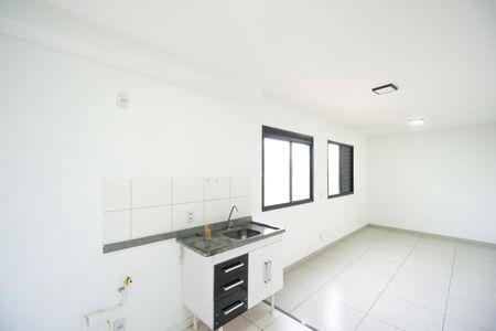 Cozinha de apartamento para alugar com 1 quarto, 26m² em Vila Granada, São Paulo