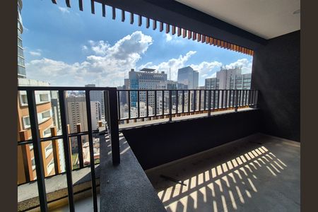 Varanda de apartamento à venda com 1 quarto, 32m² em Cerqueira César, São Paulo