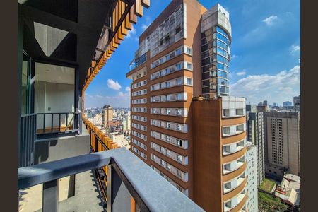 Varanda de apartamento à venda com 1 quarto, 32m² em Cerqueira César, São Paulo