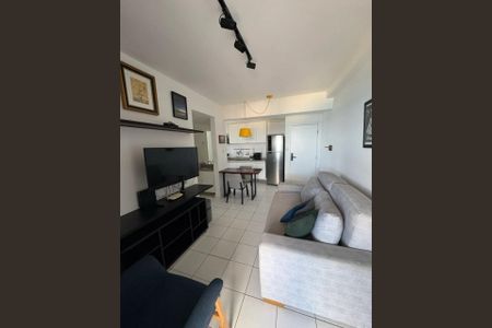 Sala de apartamento para alugar com 1 quarto, 48m² em Rio Vermelho, Salvador