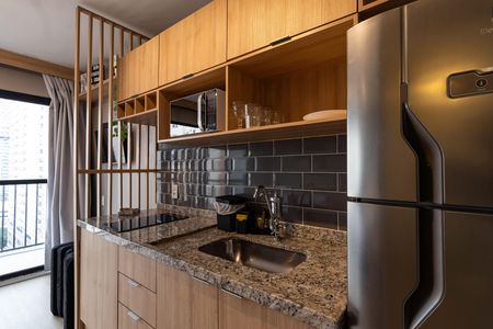 Studio para alugar com 25m², 1 quarto e sem vaga Studio para alugar com 25m², 1 quarto e sem vagaCozinha